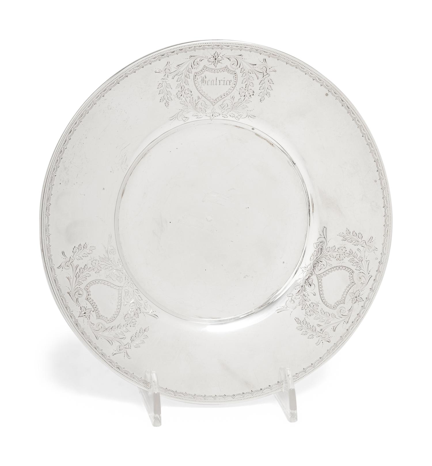 An American Silver Eight-Piece Child's Place Setting