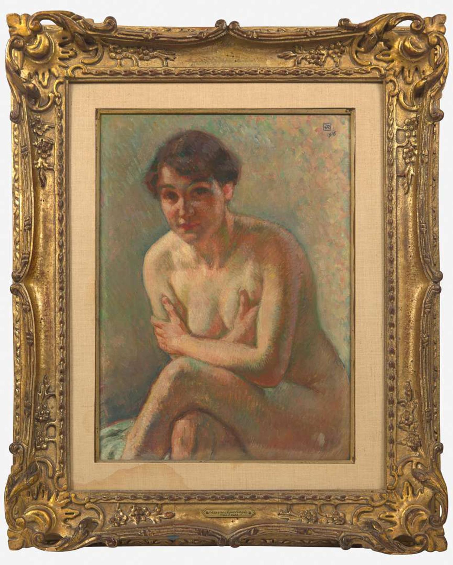 Théo van Rysselberghe (Belgian, 1862-1926) - Maud Assise