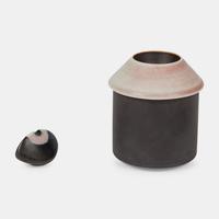 Covered Jar and Flat Vessel, 1984