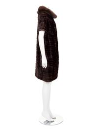 J. Mendel Ermine Jacket with Sable Collar