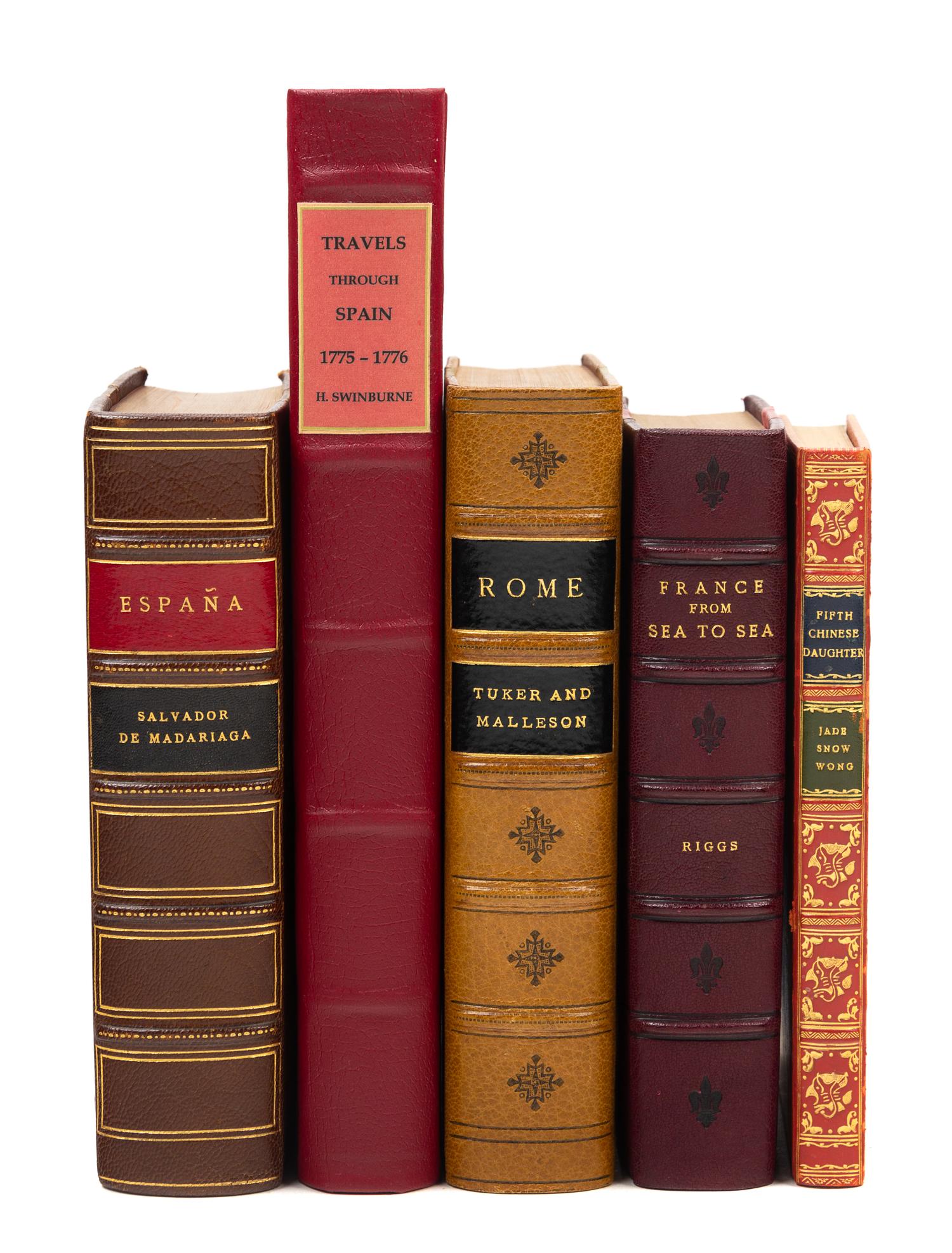 [BINDINGS]. A group of 5 works.