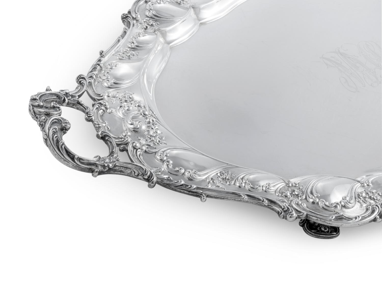 An American Silver Serving Tray