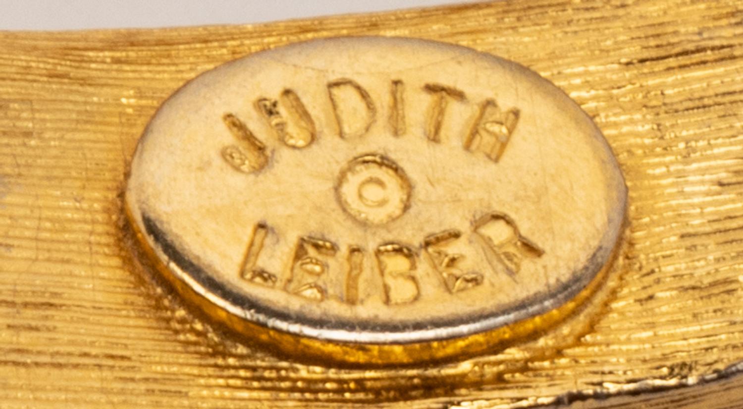 Judith Leiber Items: One Bag, One Bracelet, Two Necklaces, One Brooch, Earrings, and One Metal Card Case, 1980-90s