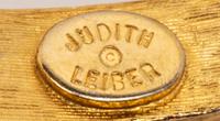Judith Leiber Items: One Bag, One Bracelet, Two Necklaces, One Brooch, Earrings, and One Metal Card Case, 1980-90s