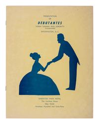 [AFRICAN AMERICANA]. A group of 2 African American debutante cotillion programs for events in Washington, DC, and Cleveland, OH. Ca 1950s-1960s.