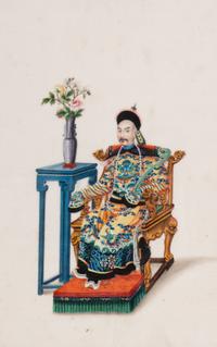 A Set of 12 Chinese Export Pith Paintings, Late 19th/Early 20th Century 清晚期 通草畫人物圖鏡框12幅
