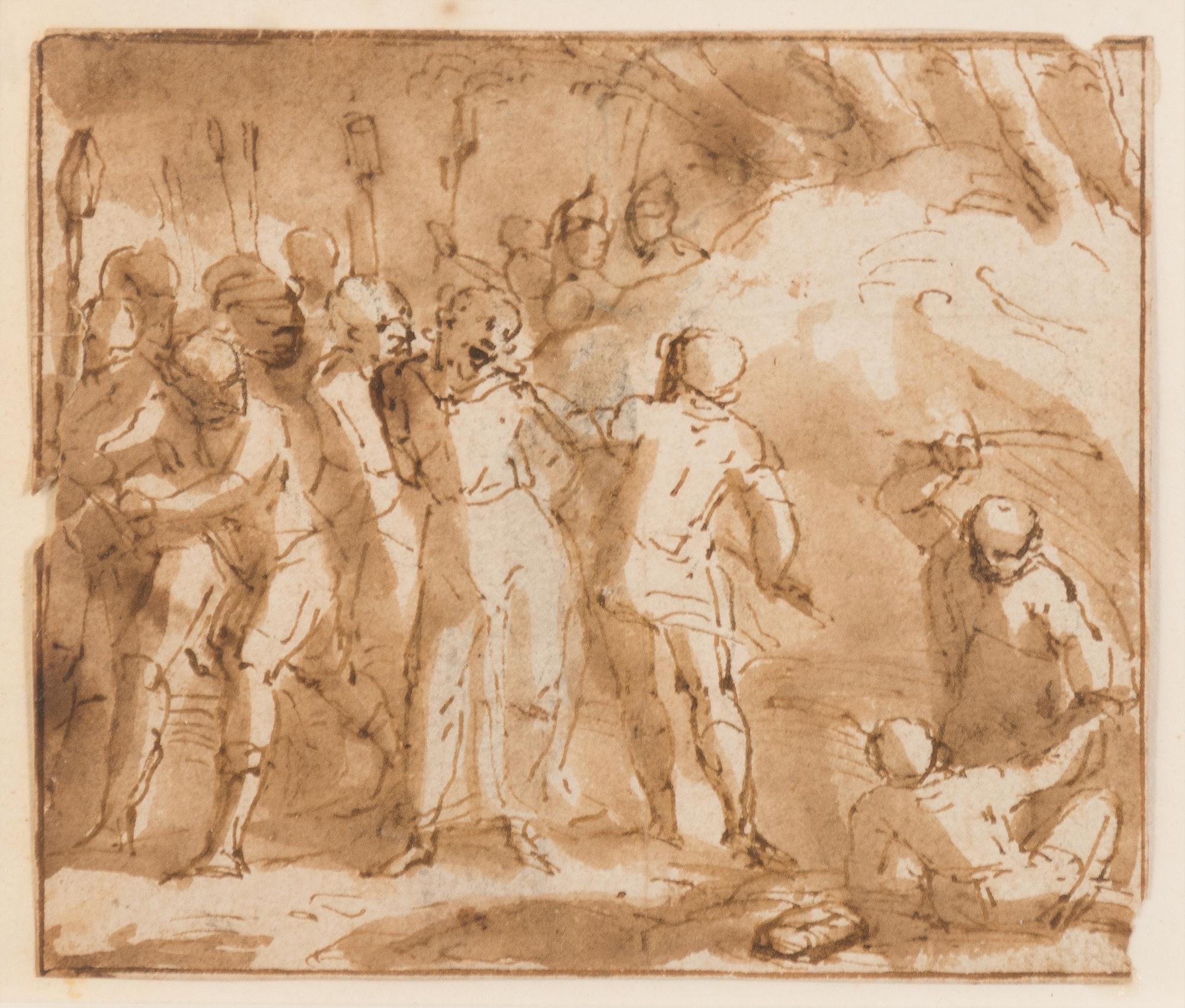 Attributed to Luca Cambiaso, (Italian, 1527-1585), The Taking of Christ