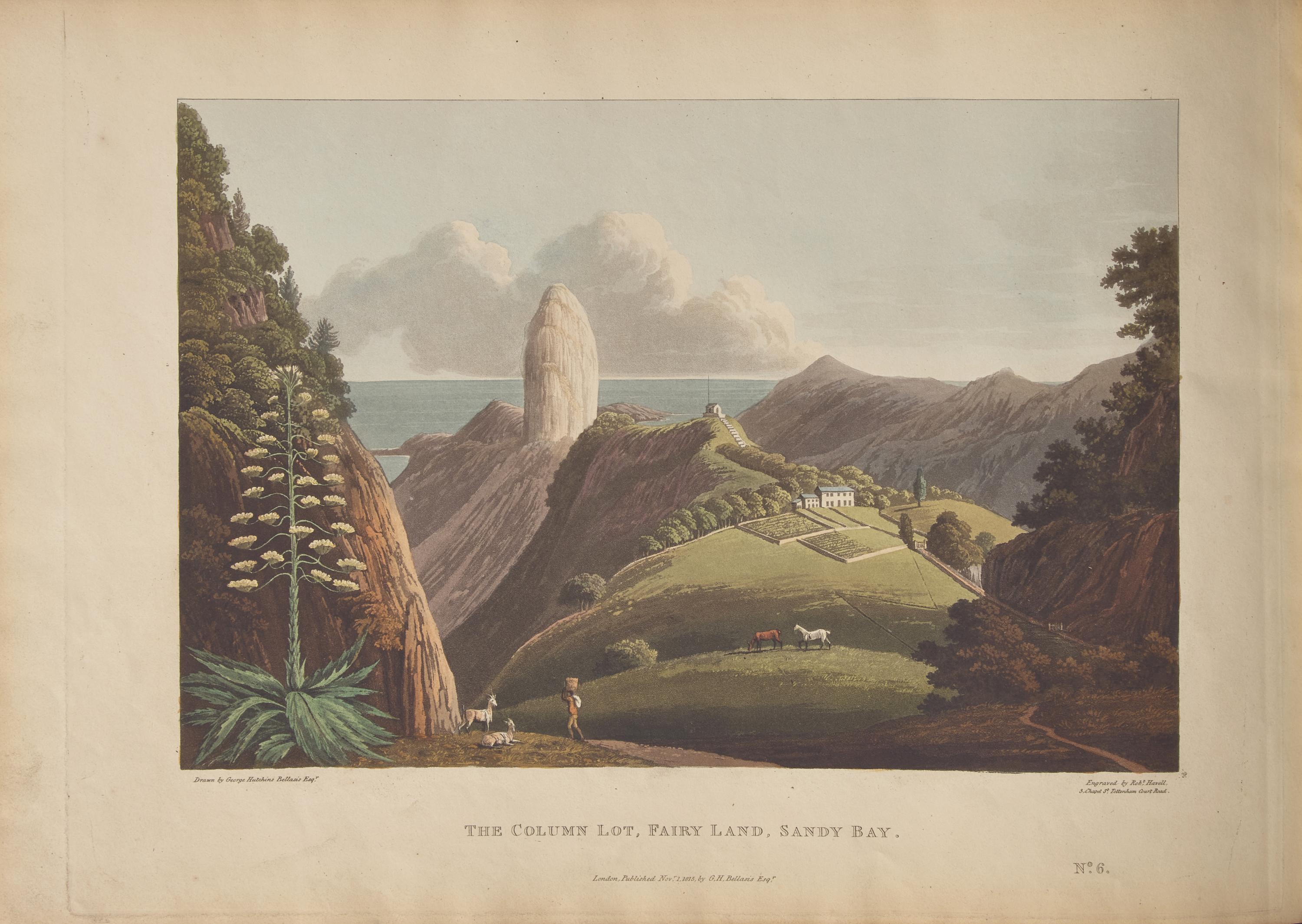 [Color-Plate Books] [Napoleon] Bellasis, George Hutchins. Views of Saint Helena