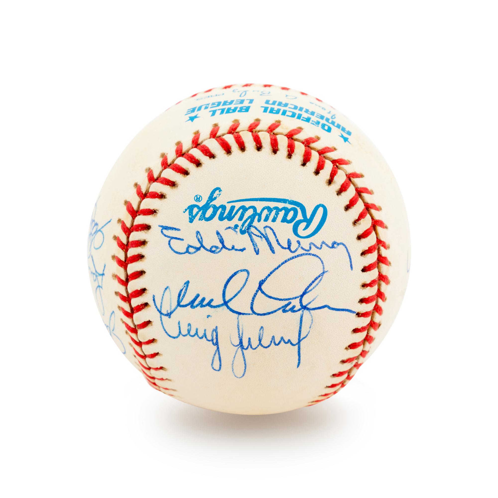 A Group of 19 Los Angeles Angels Signed Baseballs,