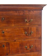 A Chippendale Maple High Chest of Drawers