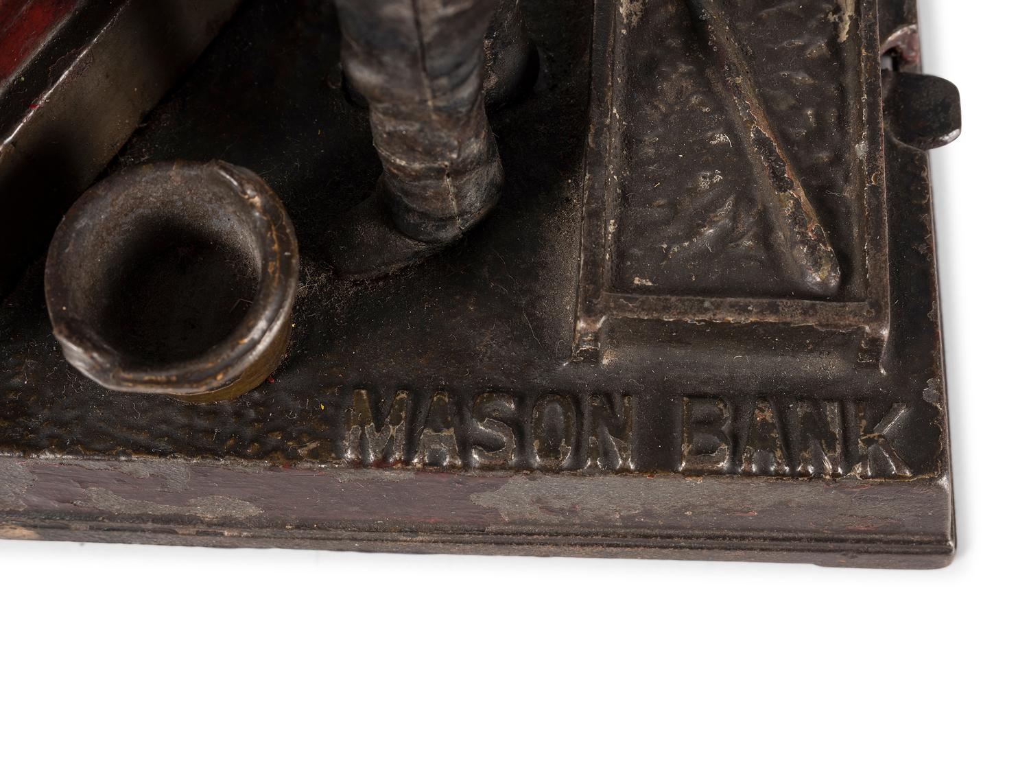 A Mason Cast Iron Mechanical Bank