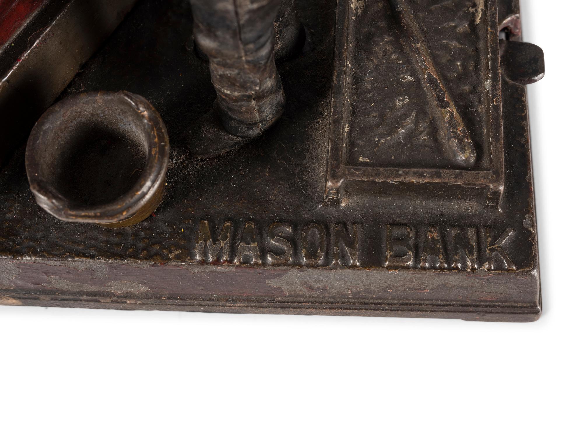 A Mason Cast Iron Mechanical Bank