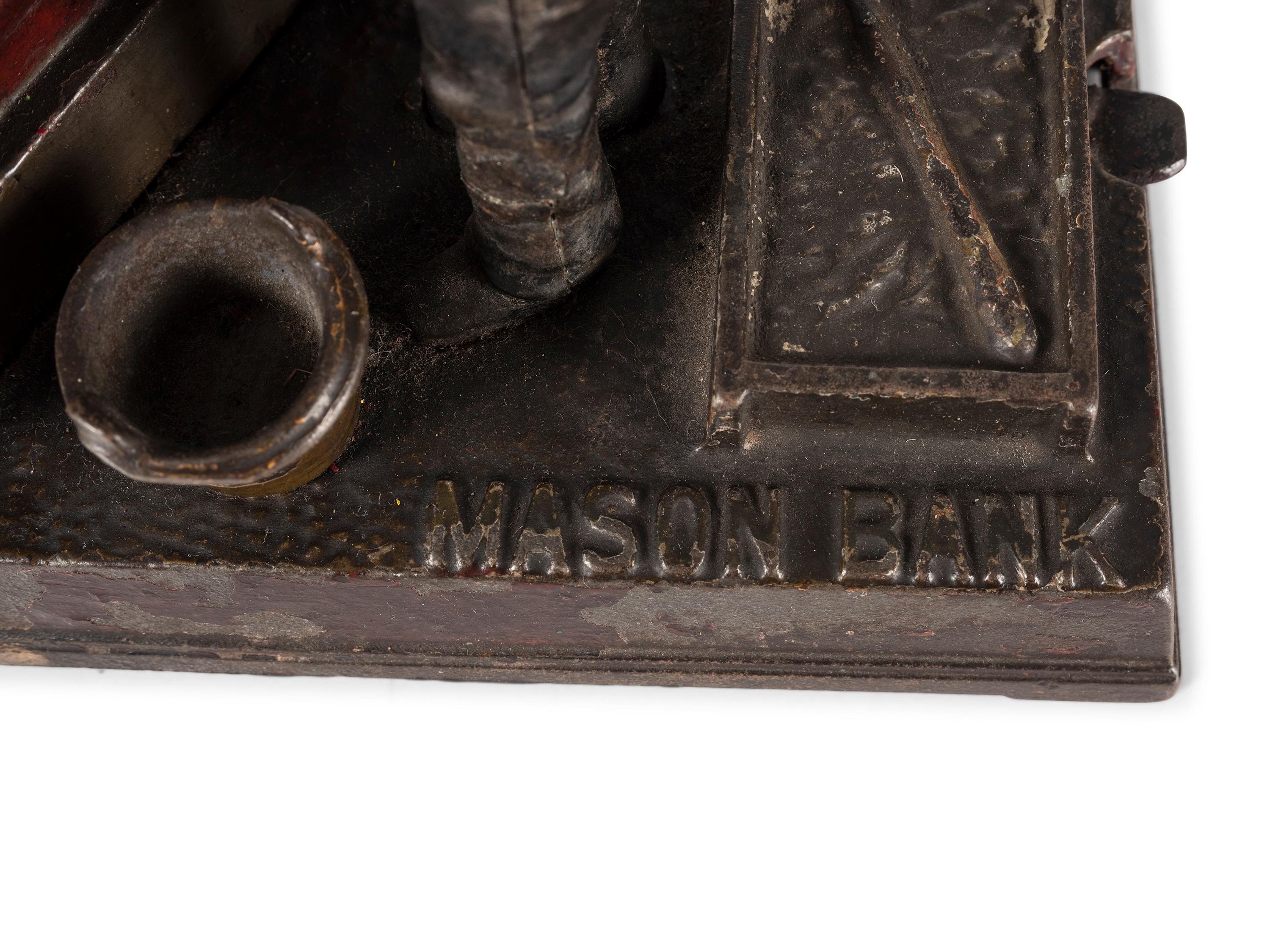 A Mason Cast Iron Mechanical Bank