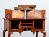 A Queen Anne Fan Carved Cherrywood Dressing Table