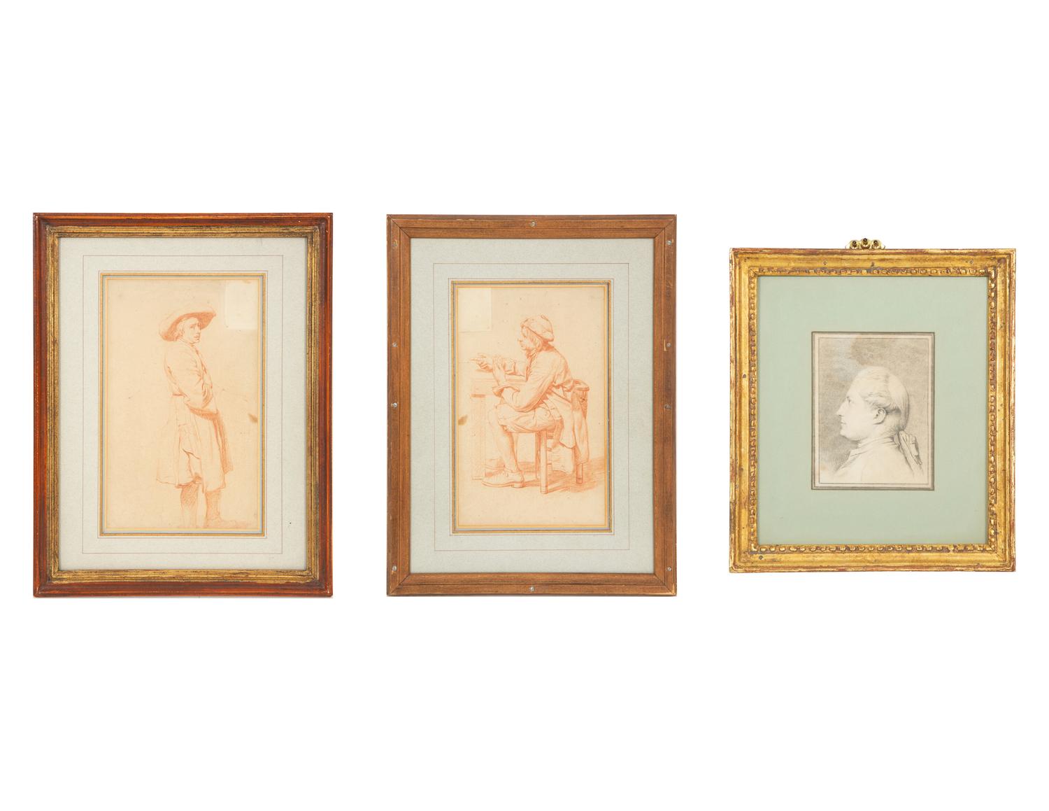 Portrait of a Merchant (double-sided) and Portrait of a Nobleman (two drawings)