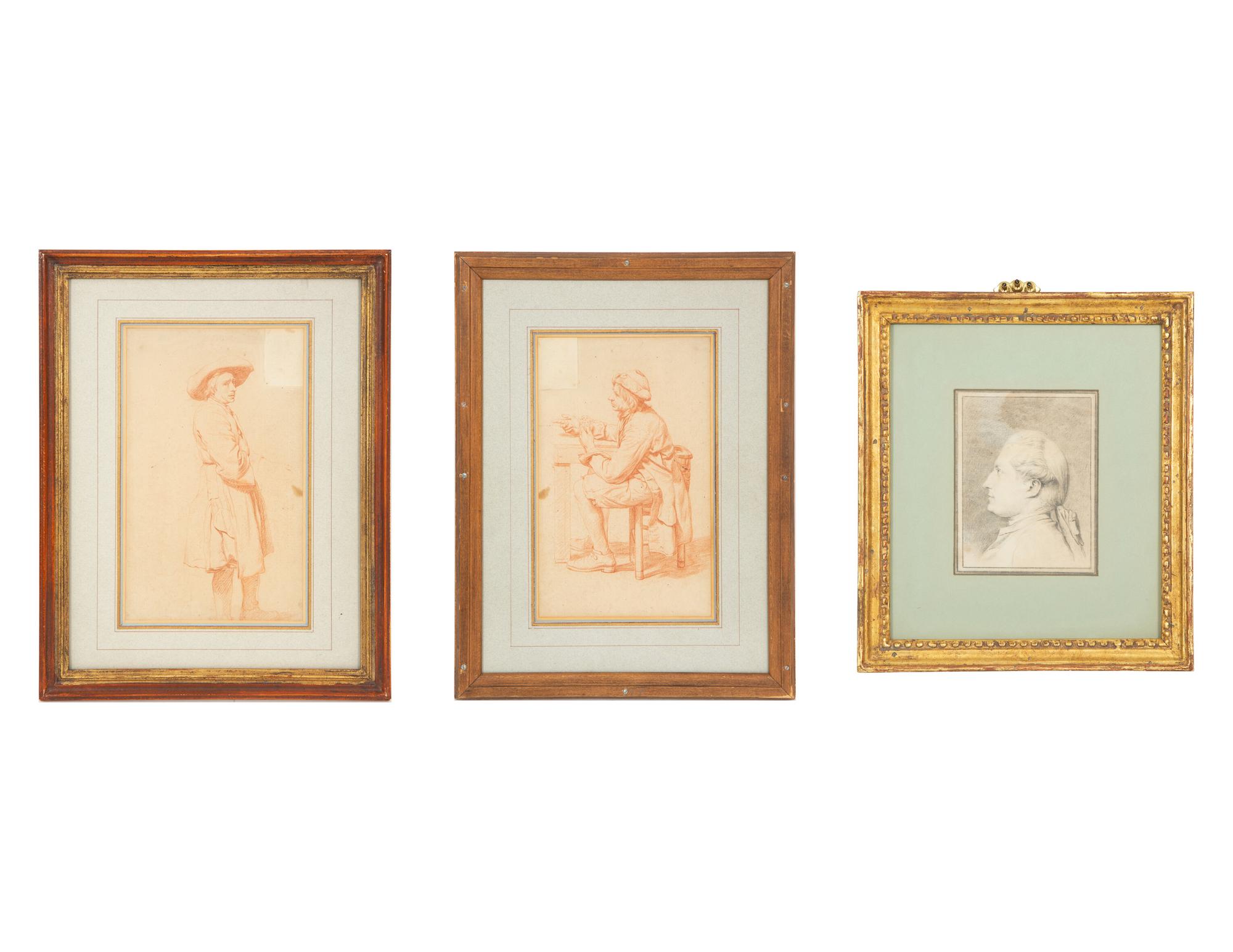 Portrait of a Merchant (double-sided) and Portrait of a Nobleman (two drawings)
