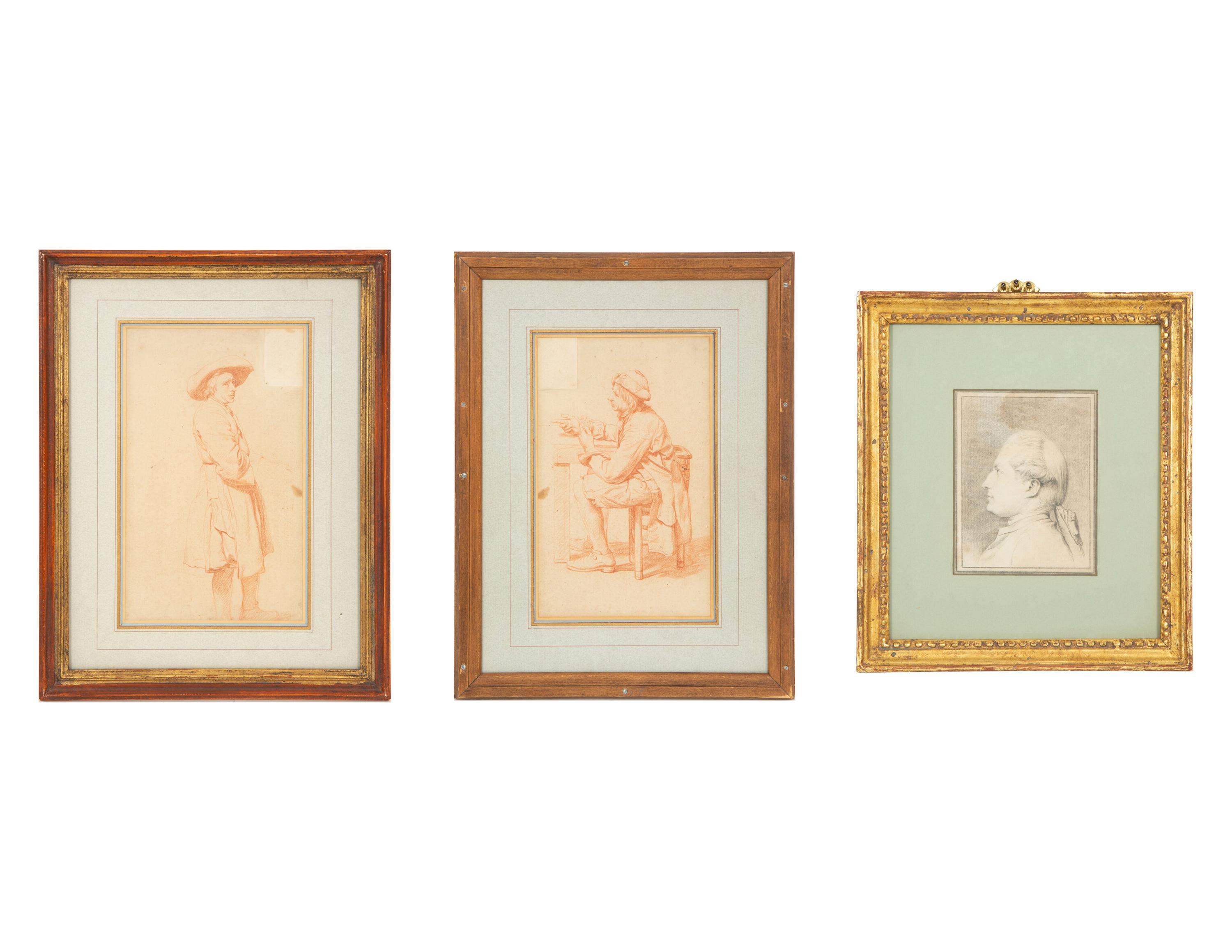Portrait of a Merchant (double-sided) and Portrait of a Nobleman (two drawings)
