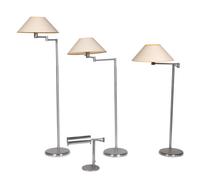 A Group of Walter Von Nessen Floor Lamps and a Desk Lamp