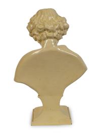 A Leeds Creamware Bust of Shakespeare Circa 1800