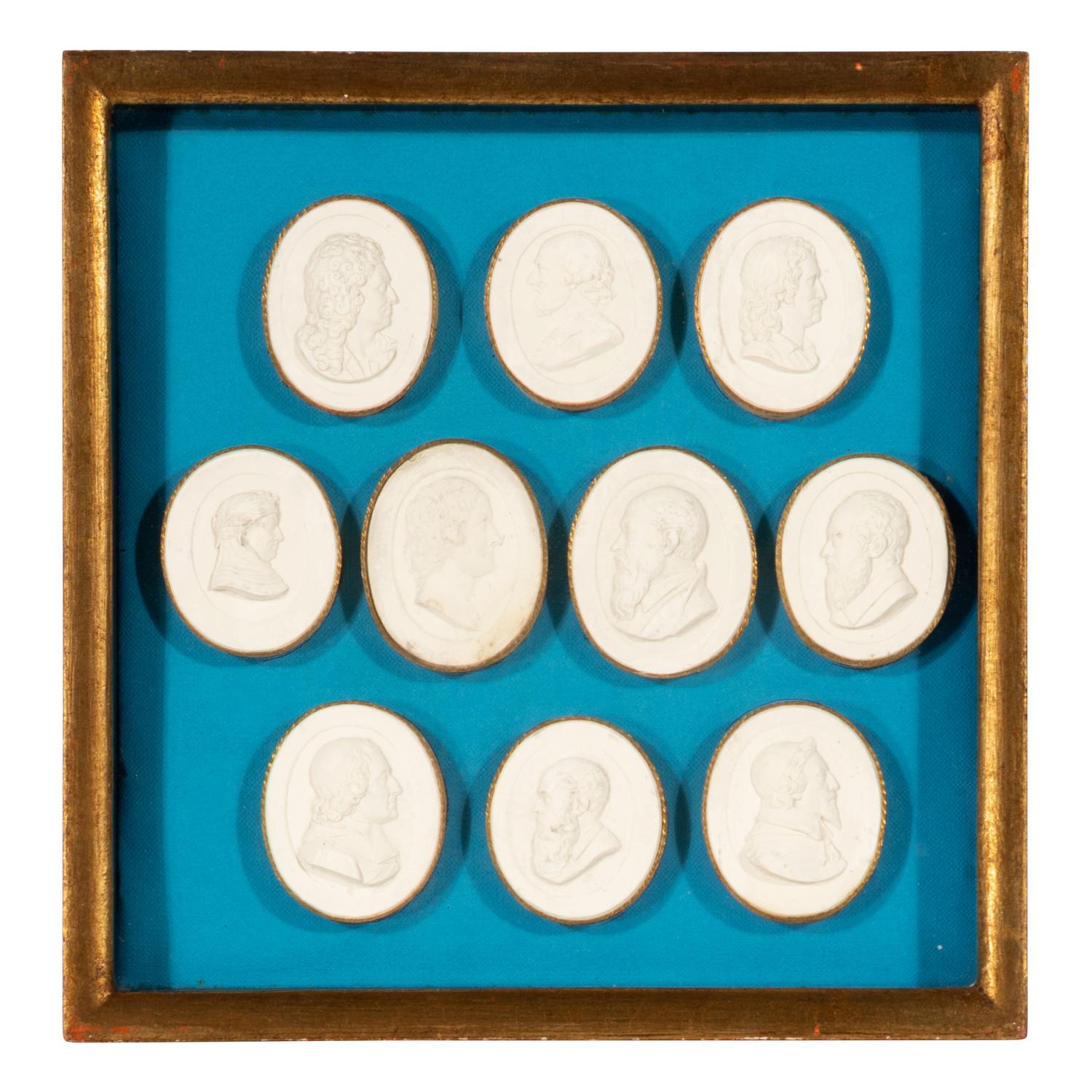 A Collection of Grand Tour Plaster Intaglios