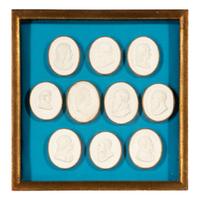 A Collection of Grand Tour Plaster Intaglios