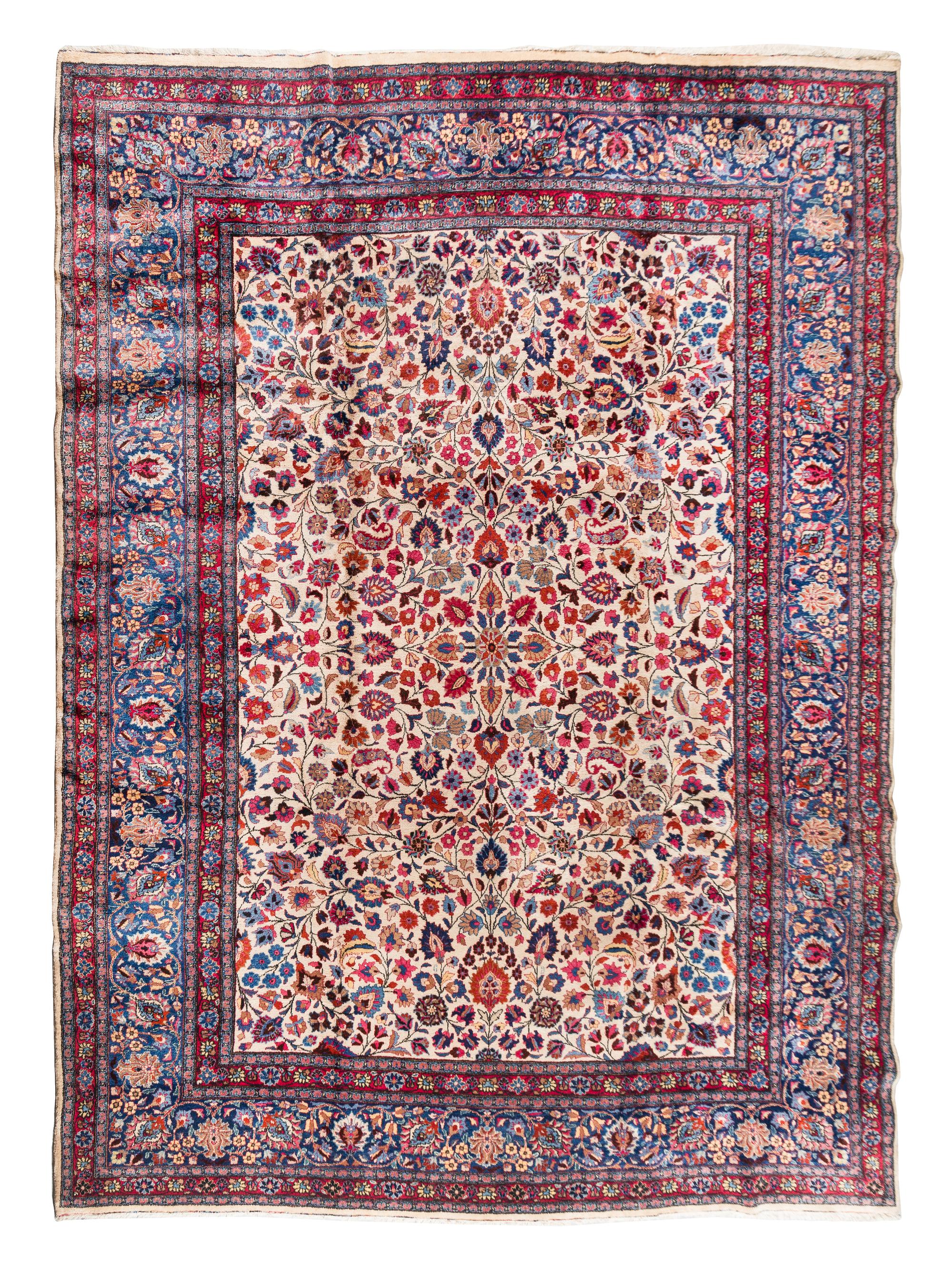 A Meshed Wool Rug