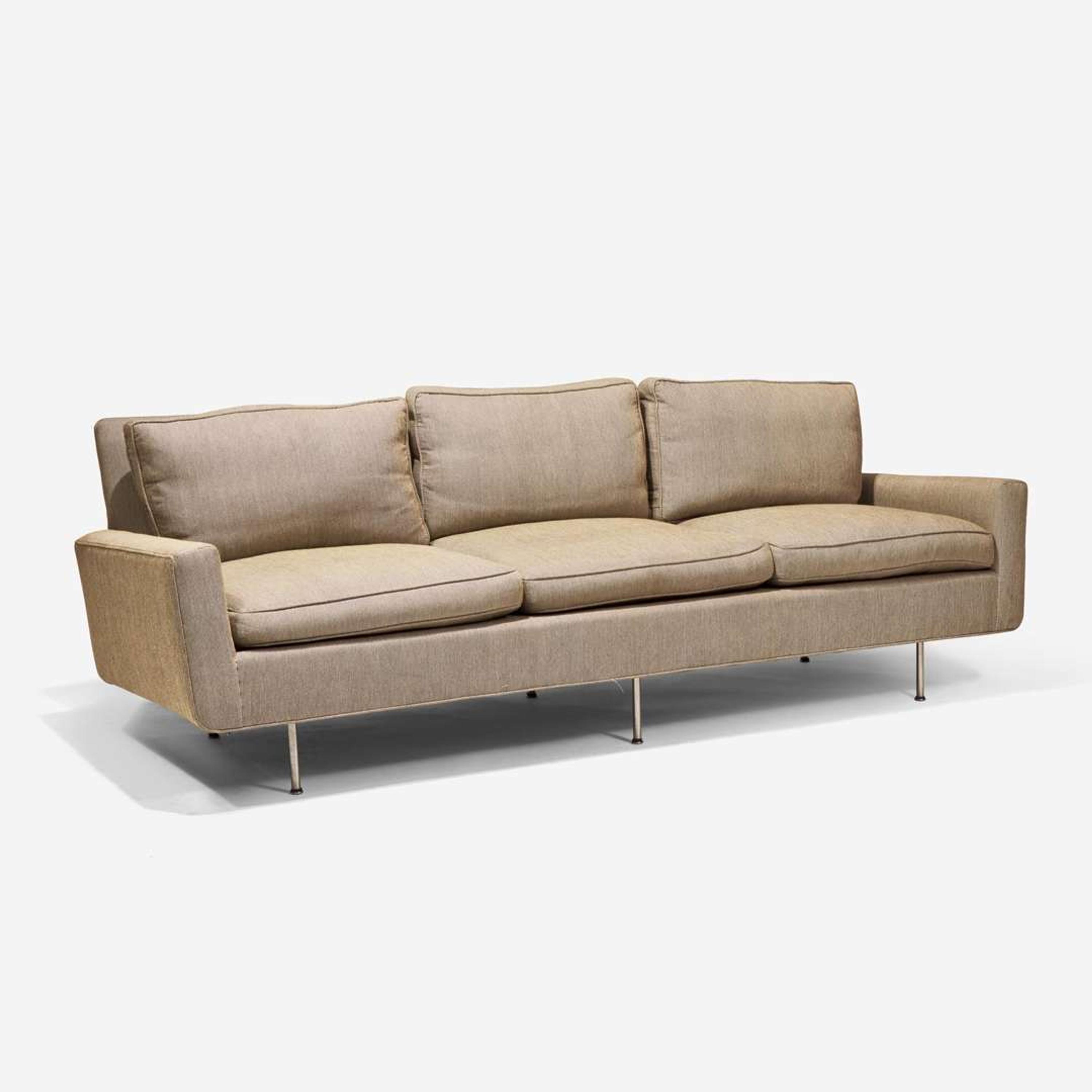Florence Knoll (American, 1917-2019) Sofa No. 26, Knoll Associates, designed 1947, the present lot circa 1960