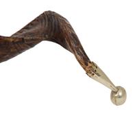 An Anthony Redmile Ram's Horn on Silver-Plate Claw Foot
