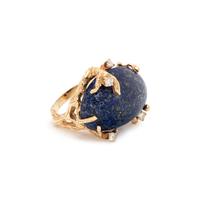 LAPIS LAZULI AND DIAMOND RING