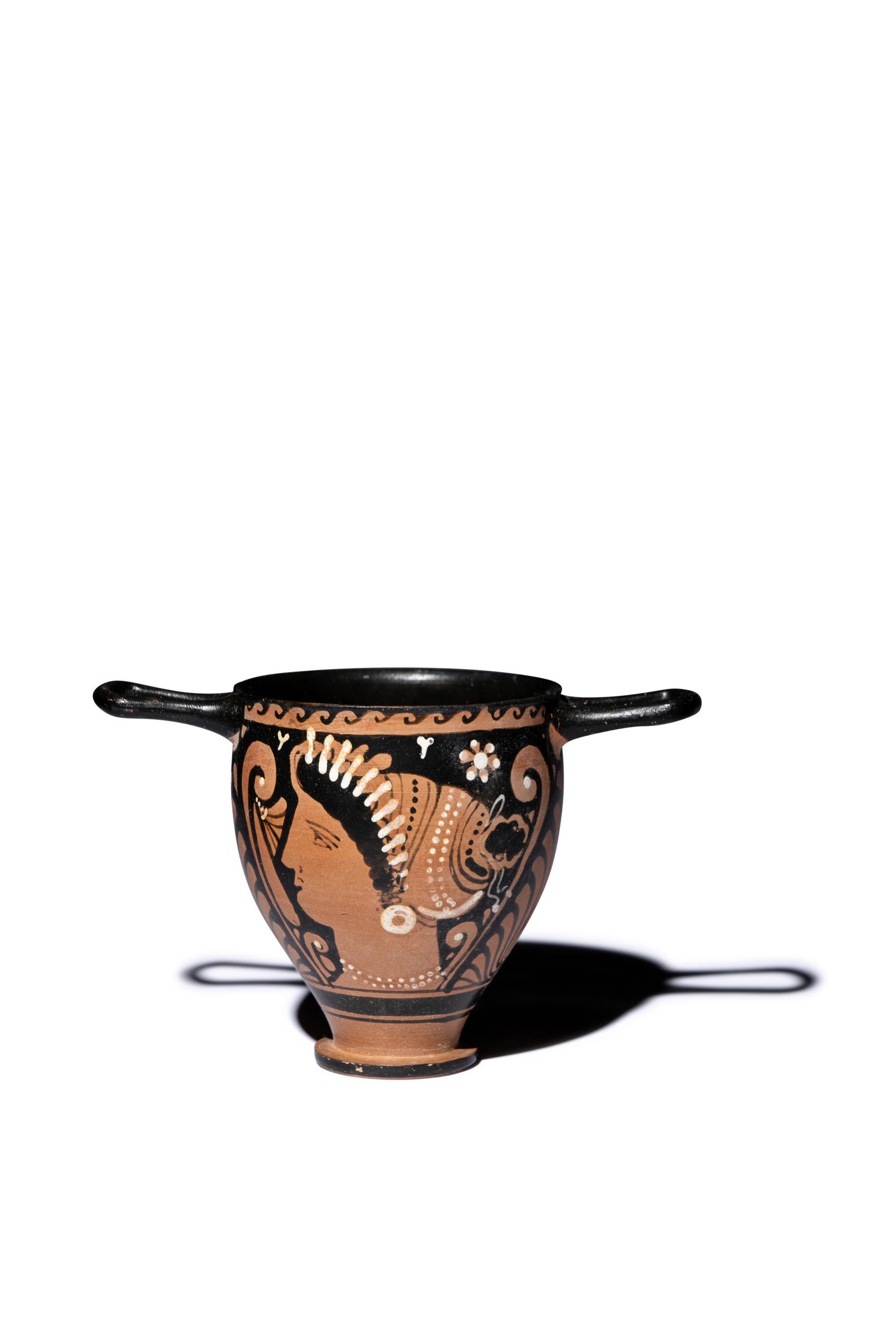 An Apulian Red-Figured Skyphos
