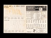 A Group of 12 1960s-70s Chicago Cubs Wrigley Field Signed Autograph Scorecards (Including Ernie Banks, Billy Williams, Fergie Jenkins and Ron Santo)