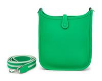 HERMÈS MINI EVELYNE TPM IN CLEMENCE LEATHER