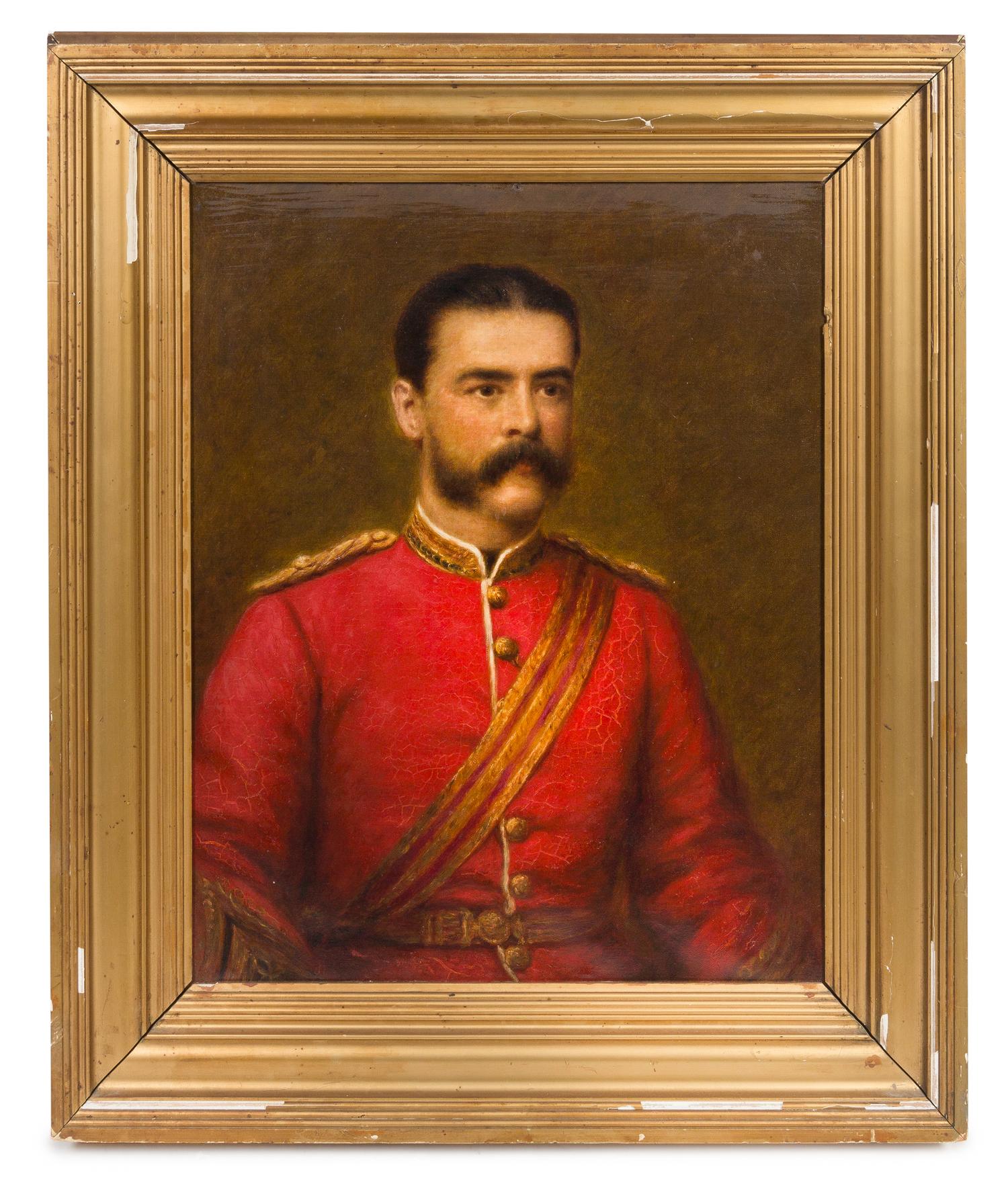 Artist Unknown, (Continental School, 19th Century), Portrait of a Gentleman in Uniform, 1896