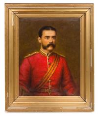 Artist Unknown, (Continental School, 19th Century), Portrait of a Gentleman in Uniform, 1896