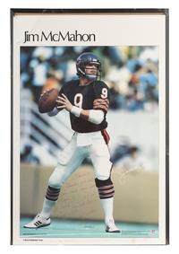 A Group of Signed Material from The Collection of Sports Super Agent Steve Zucker Including Sid Luckman and Jim McMahon,