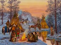 Shoshone Winter Camp