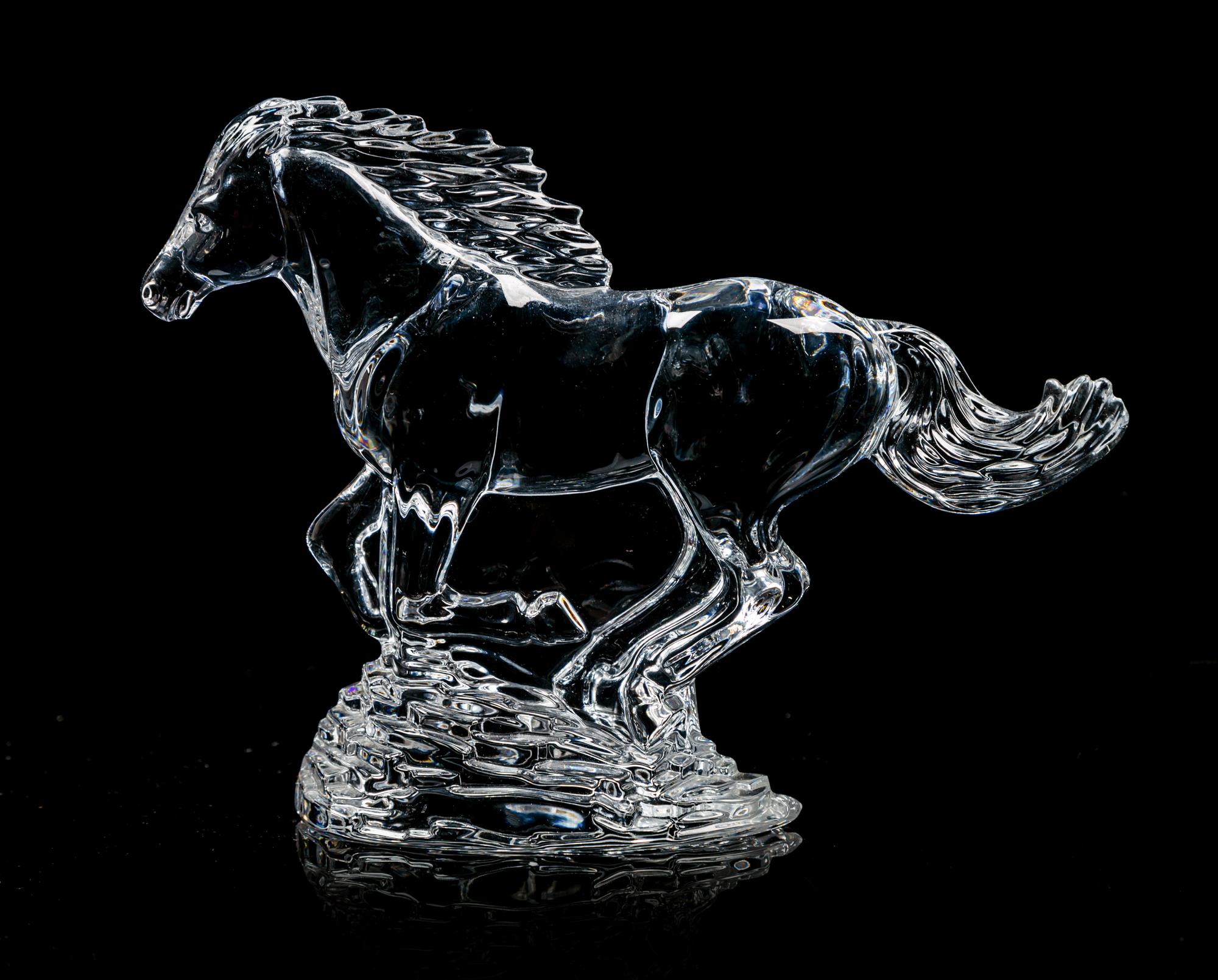 A Waterford Molded Glass Figure Height 5 inches.