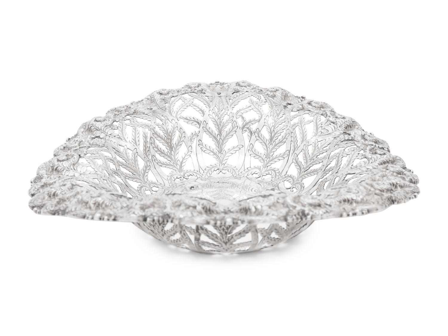 A Tiffany & Co. Silver Reticulated Bowl