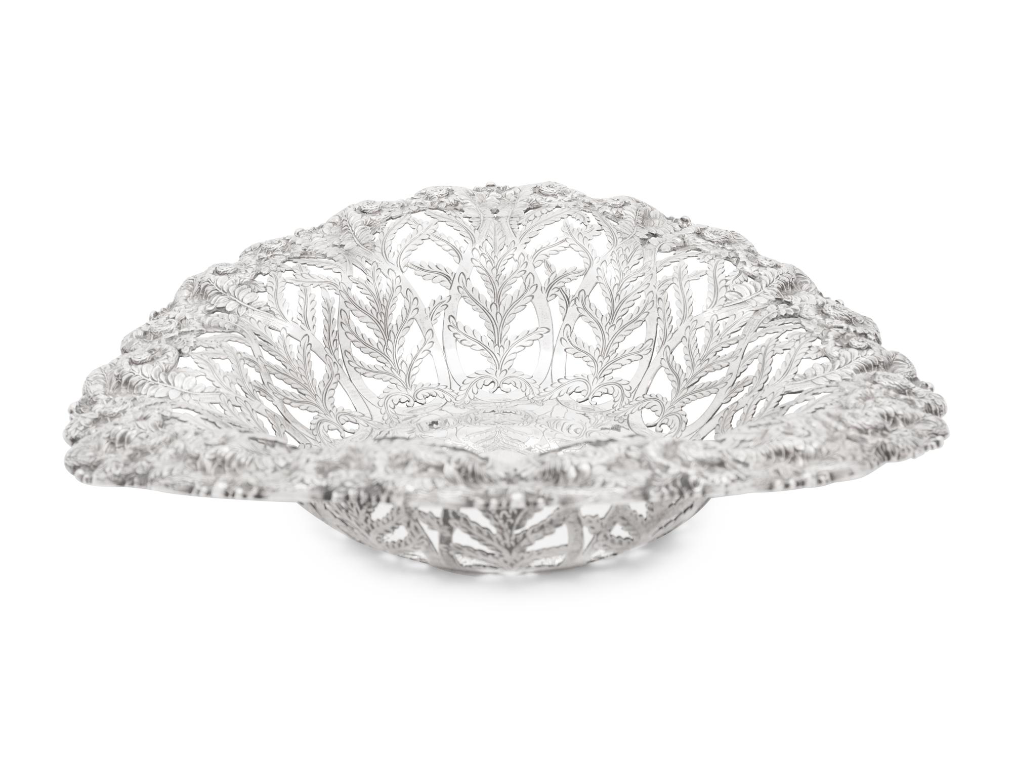 A Tiffany & Co. Silver Reticulated Bowl