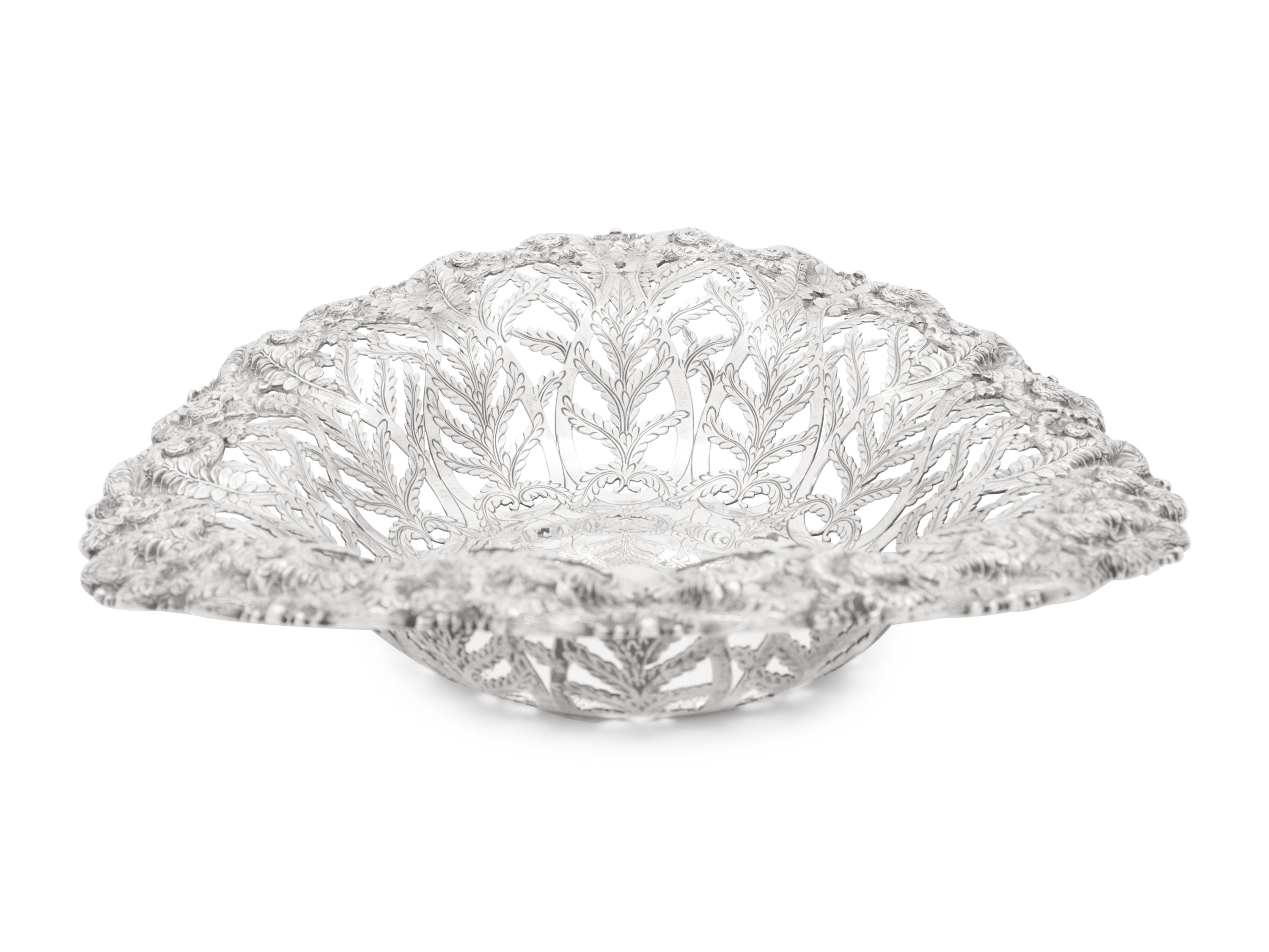 A Tiffany & Co. Silver Reticulated Bowl