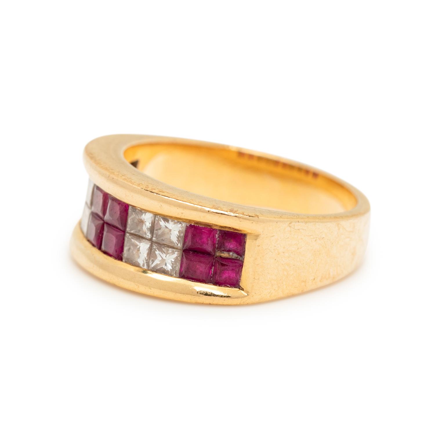 RUBY AND DIAMOND RING