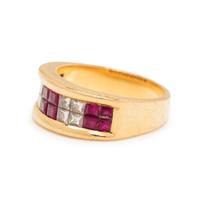 RUBY AND DIAMOND RING