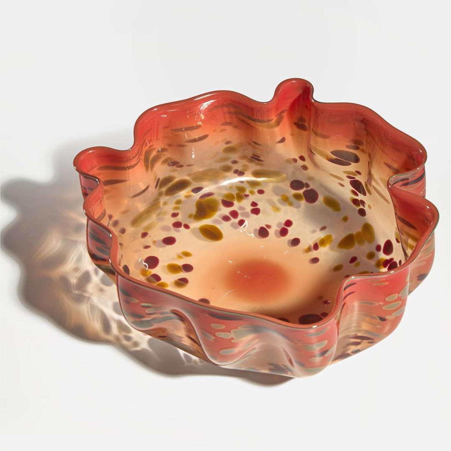 Dale Chihuly (American, b. 1941) Red Macchia Vessel, USA, 1987