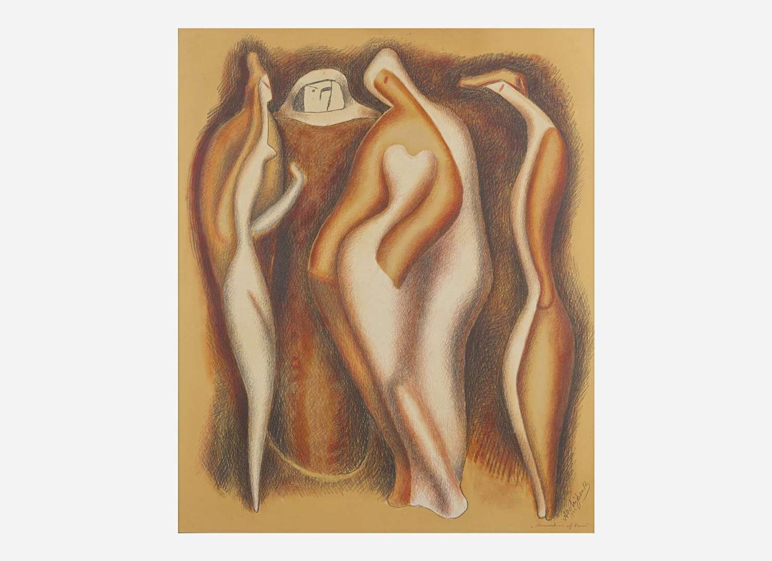 Alexander Archipenko (American/Ukrainian, 1887-1964), Admiration of Venus