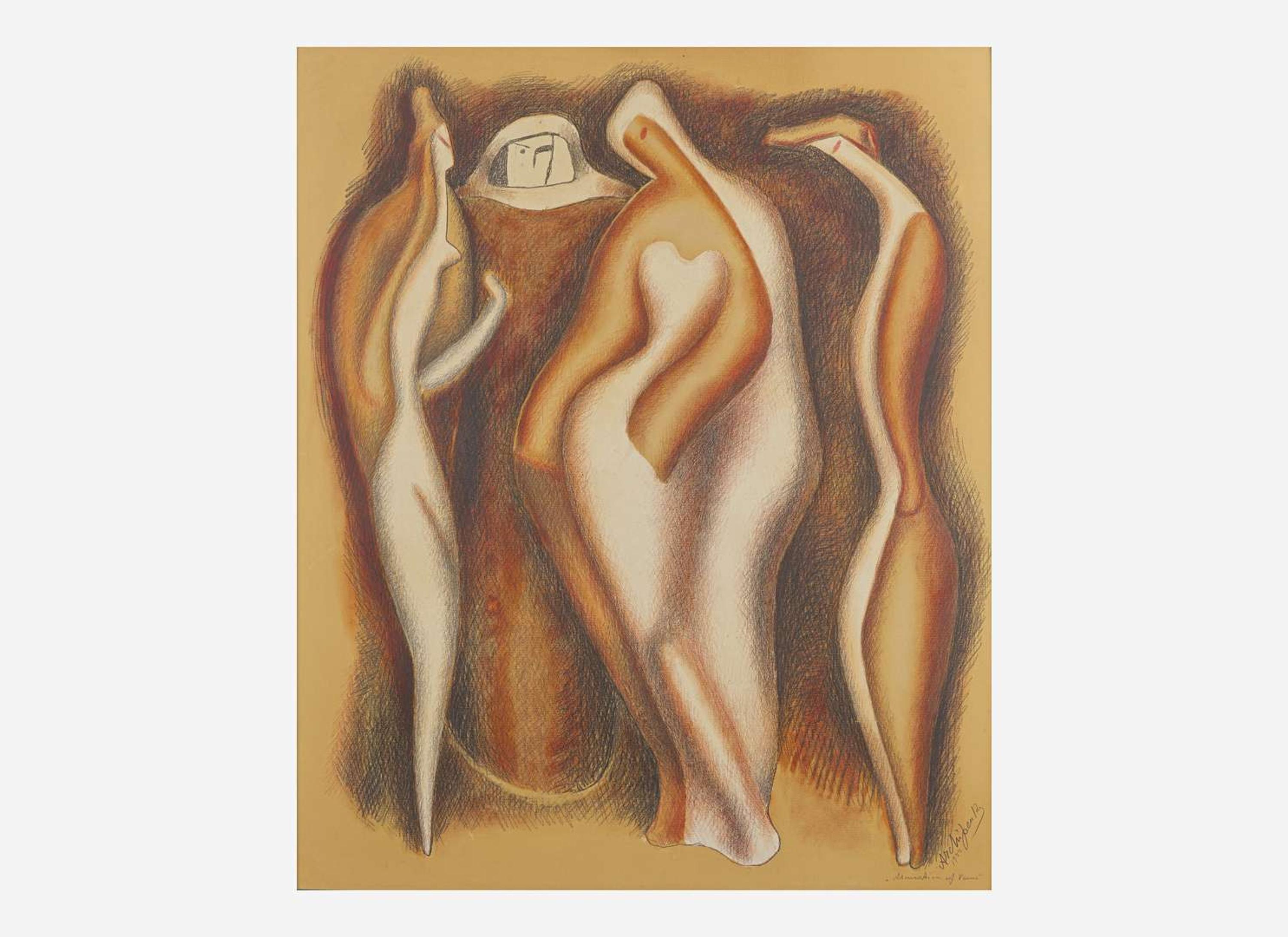 Alexander Archipenko (American/Ukrainian, 1887-1964), Admiration of Venus