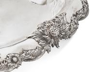 A Tiffany & Co. Sterling Silver Chrysanthemum Centerpiece Bowl
