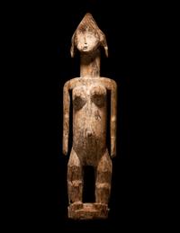 A Mumuye Wood Female Figure