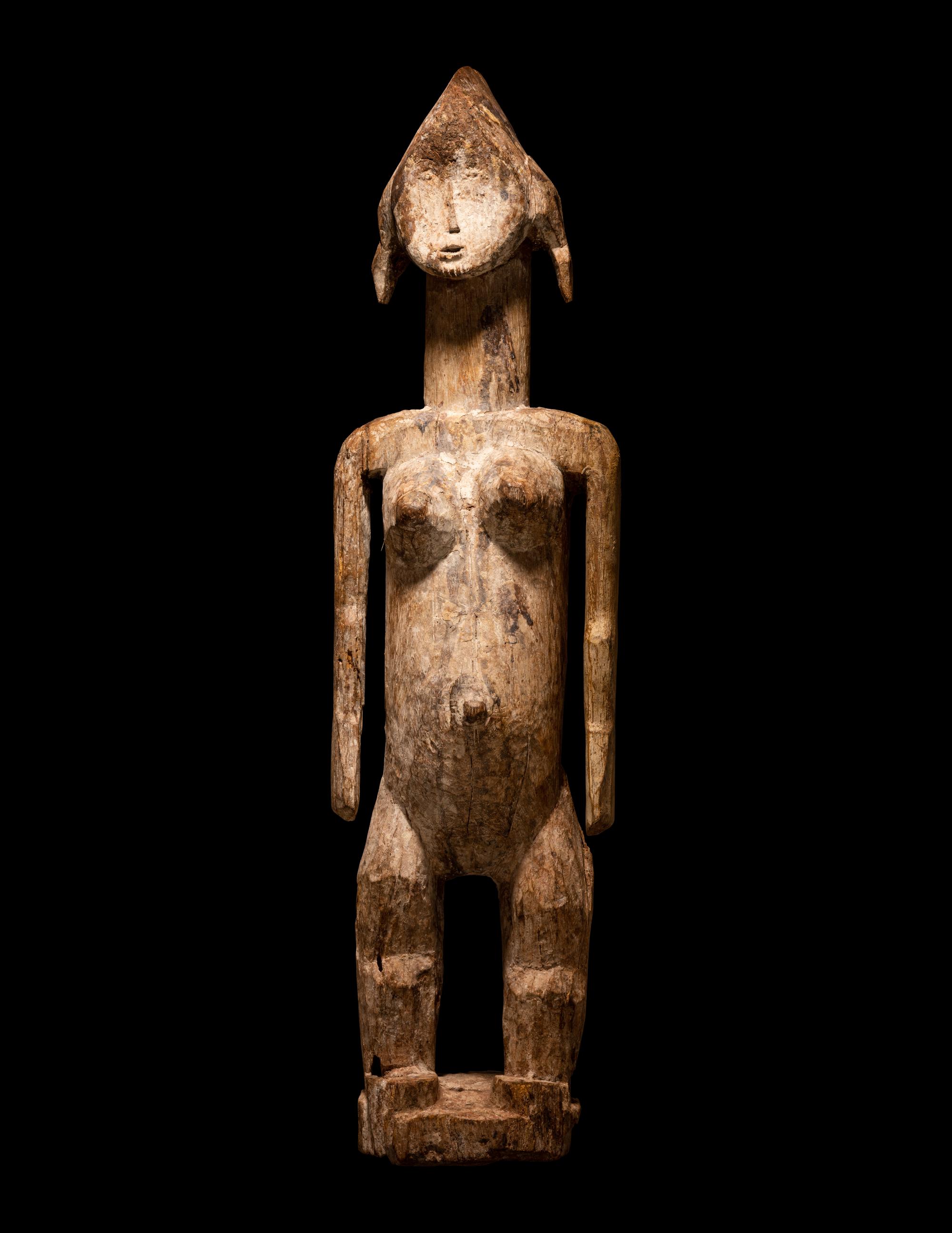 A Mumuye Wood Female Figure