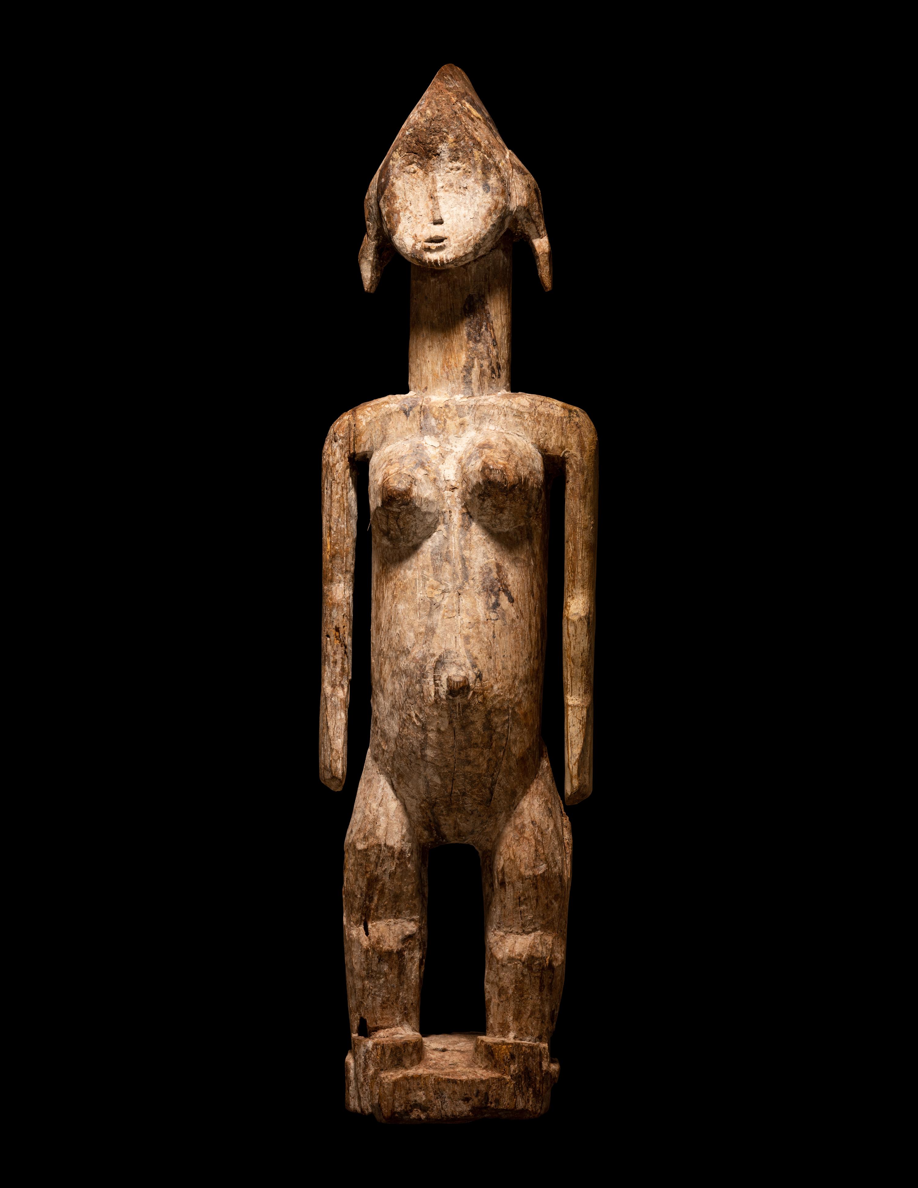 A Mumuye Wood Female Figure
