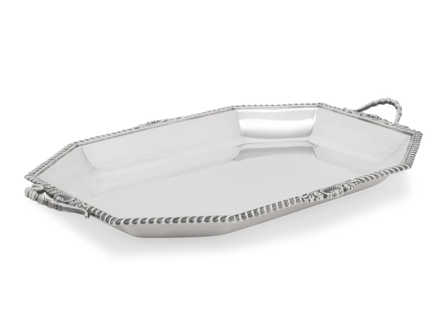 A Victorian Silver Serving Dish